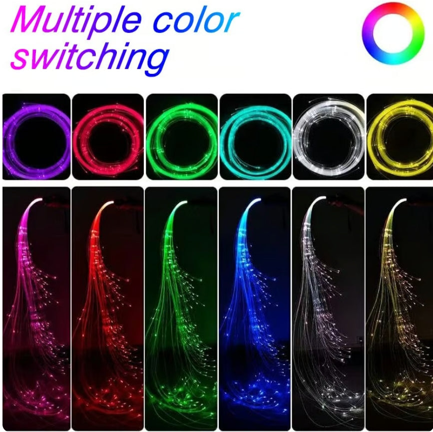 LED rechargeable light whip