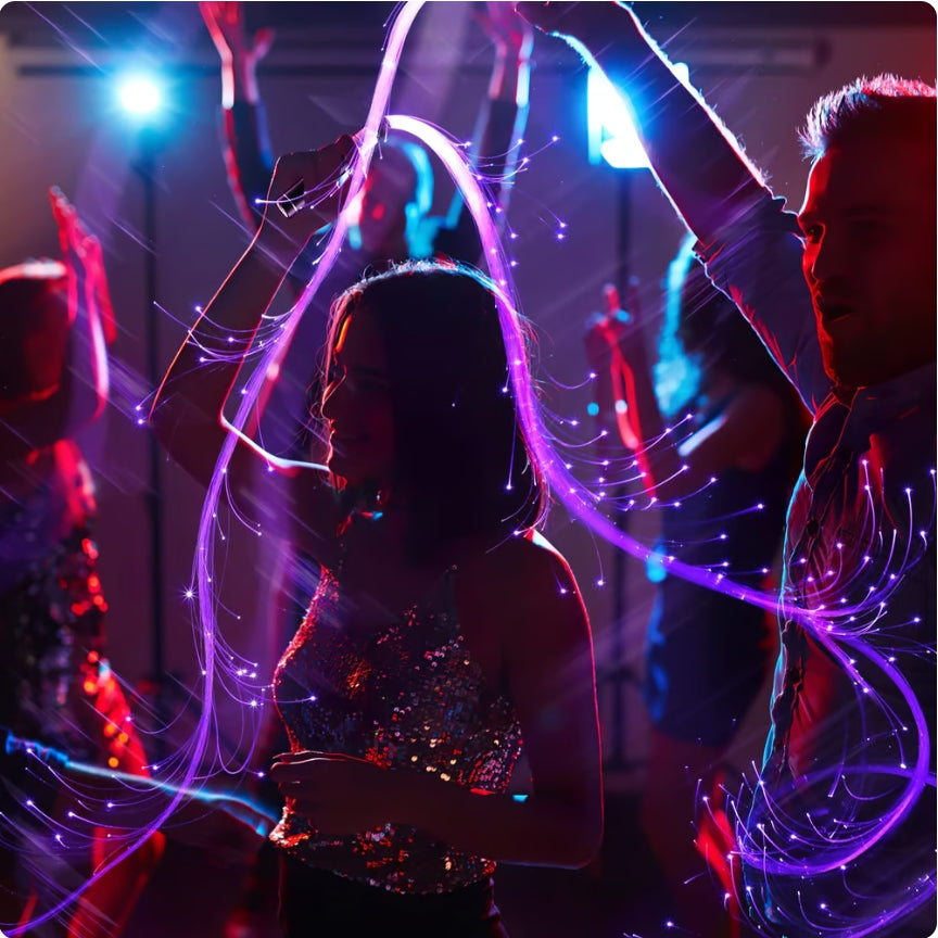 LED rechargeable light whip