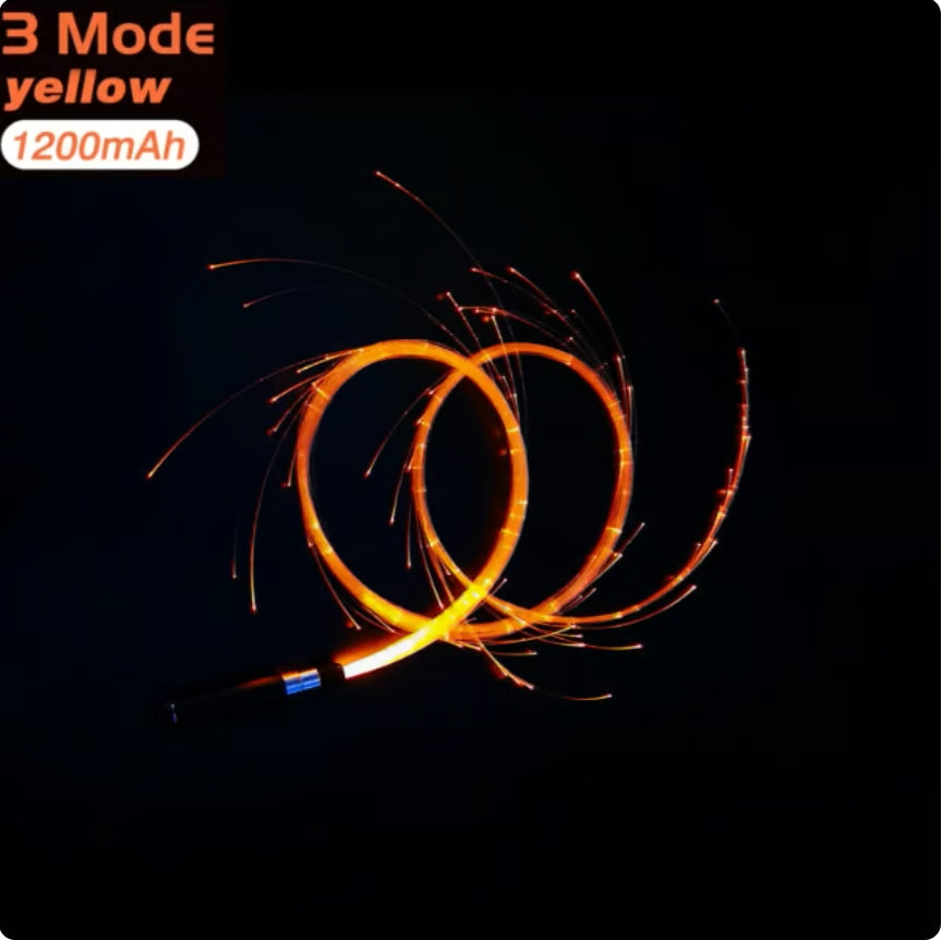 LED rechargeable light whip
