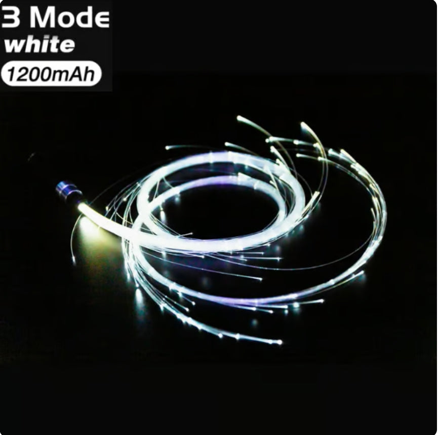LED rechargeable light whip