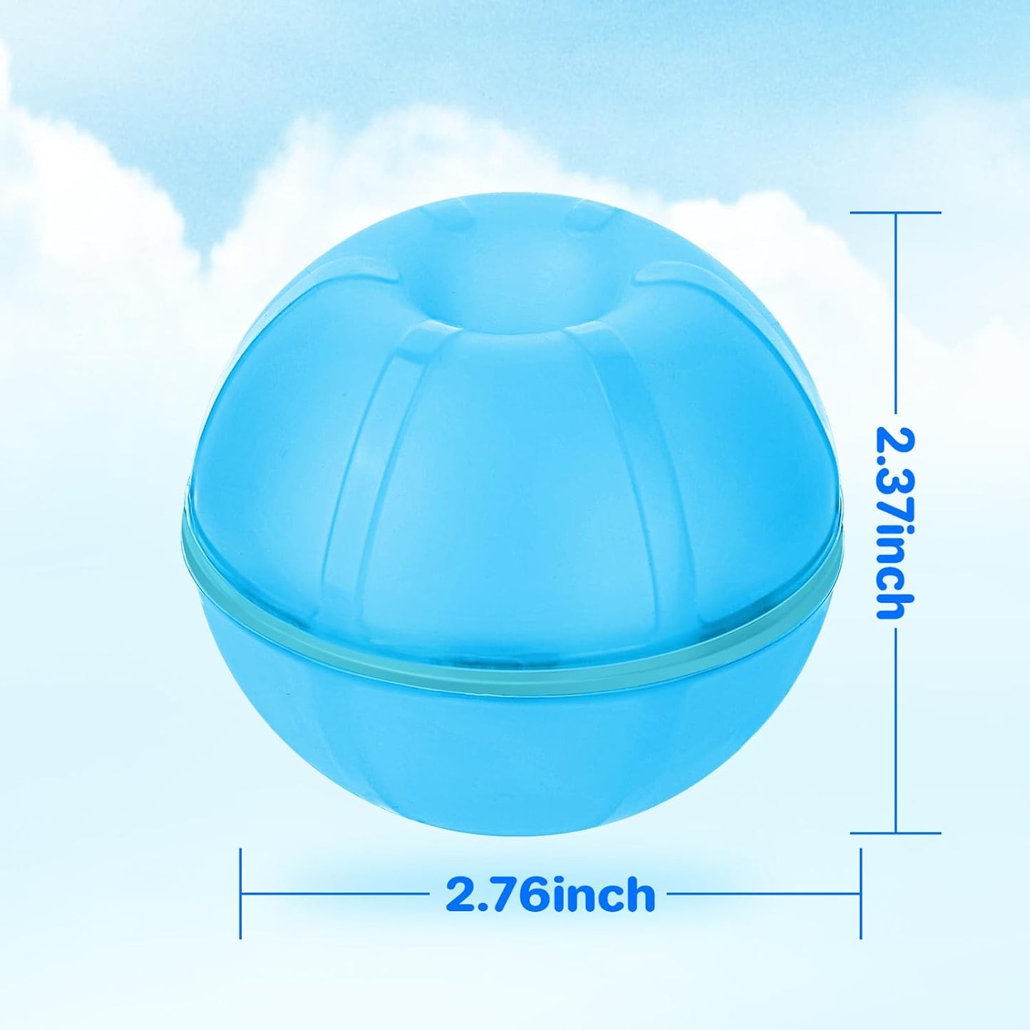 Magnetic Reusable Water Balloons - Quick Fill No-Mess
