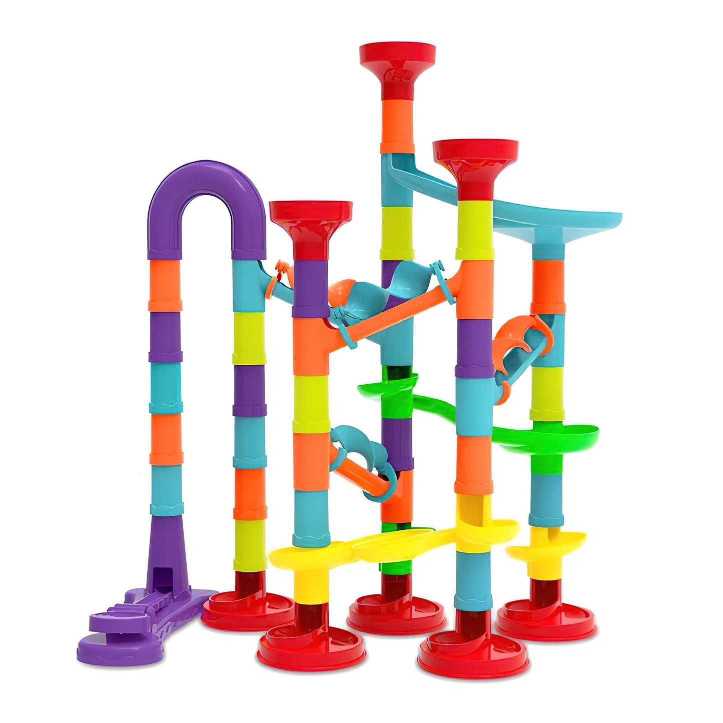 Track Rolling Balls Building Blocks Toys