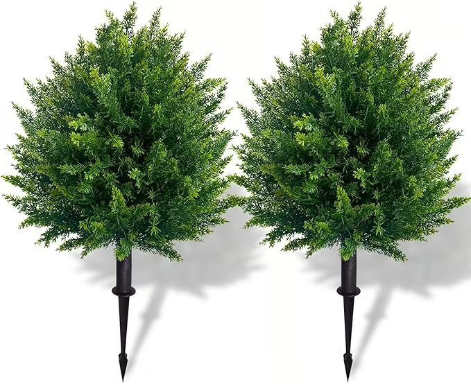🌳LAST DAY 49% OFF - UV Resistant Artificial Cedar Topiary Ball Tree