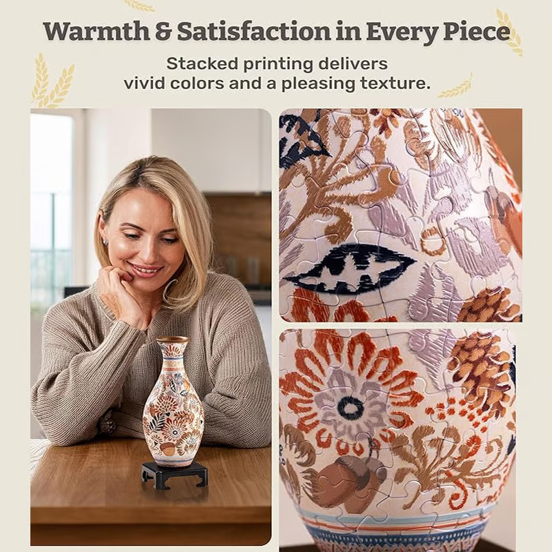 🔥LAST DAY 49% OFF - 💐🧩✨3D Art Puzzle Vase