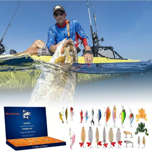 🎣 24 Days Christmas Countdown Fish Tackle Set