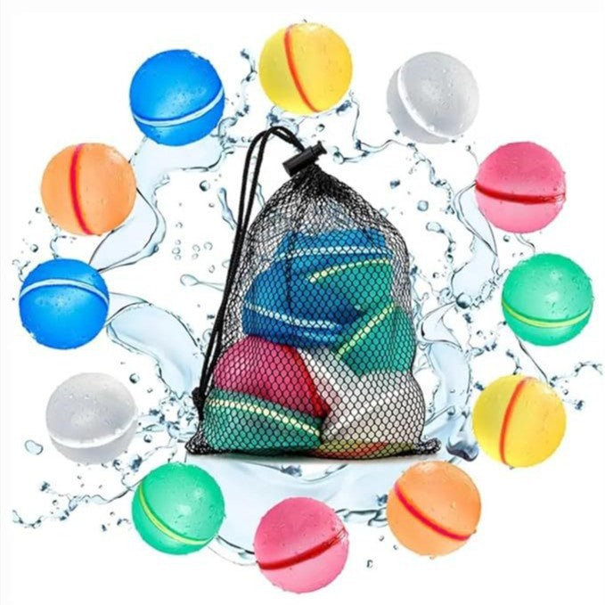 Magnetic Reusable Water Balloons - Quick Fill No-Mess