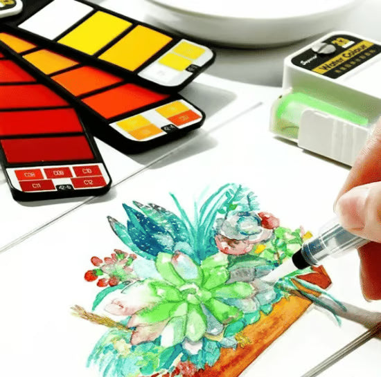 Handy Watercolor Travel Kit